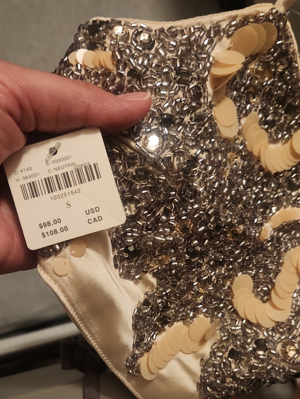 Lyrebird Sequin Bra Top - Picture 5 of 6